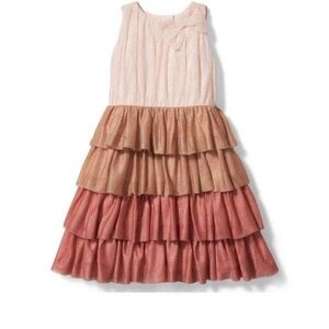 Janie and jack loren glitter tulle dress 5t